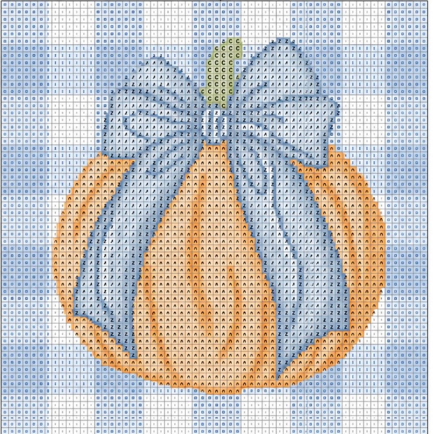 Needlepoint Kit - Orange Pumpkin