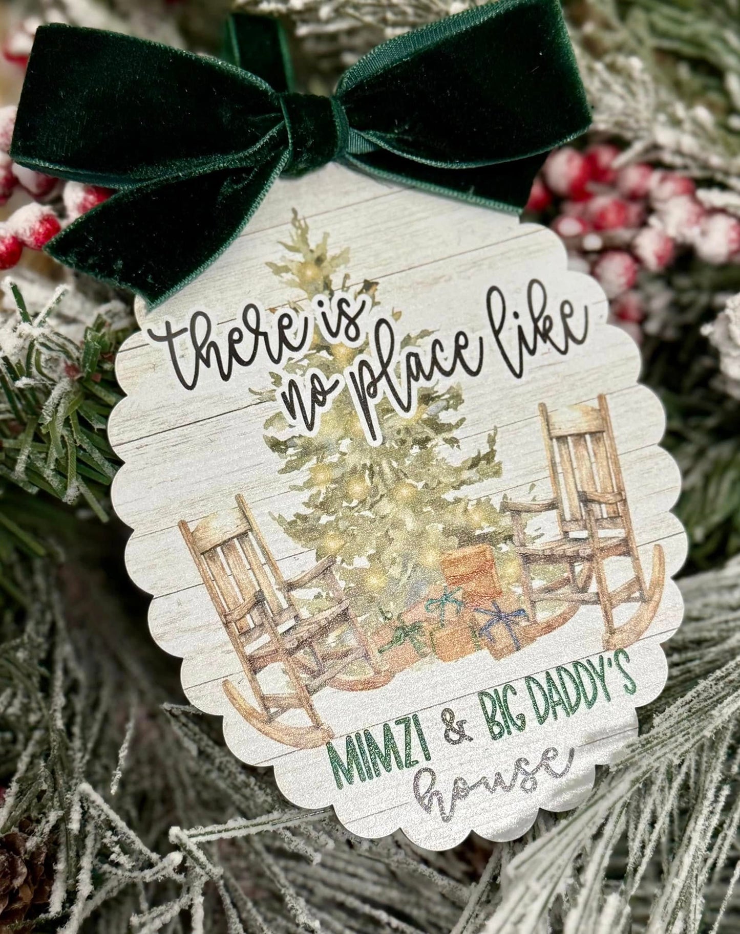 Grandparents Christmas Ornament - UV printed