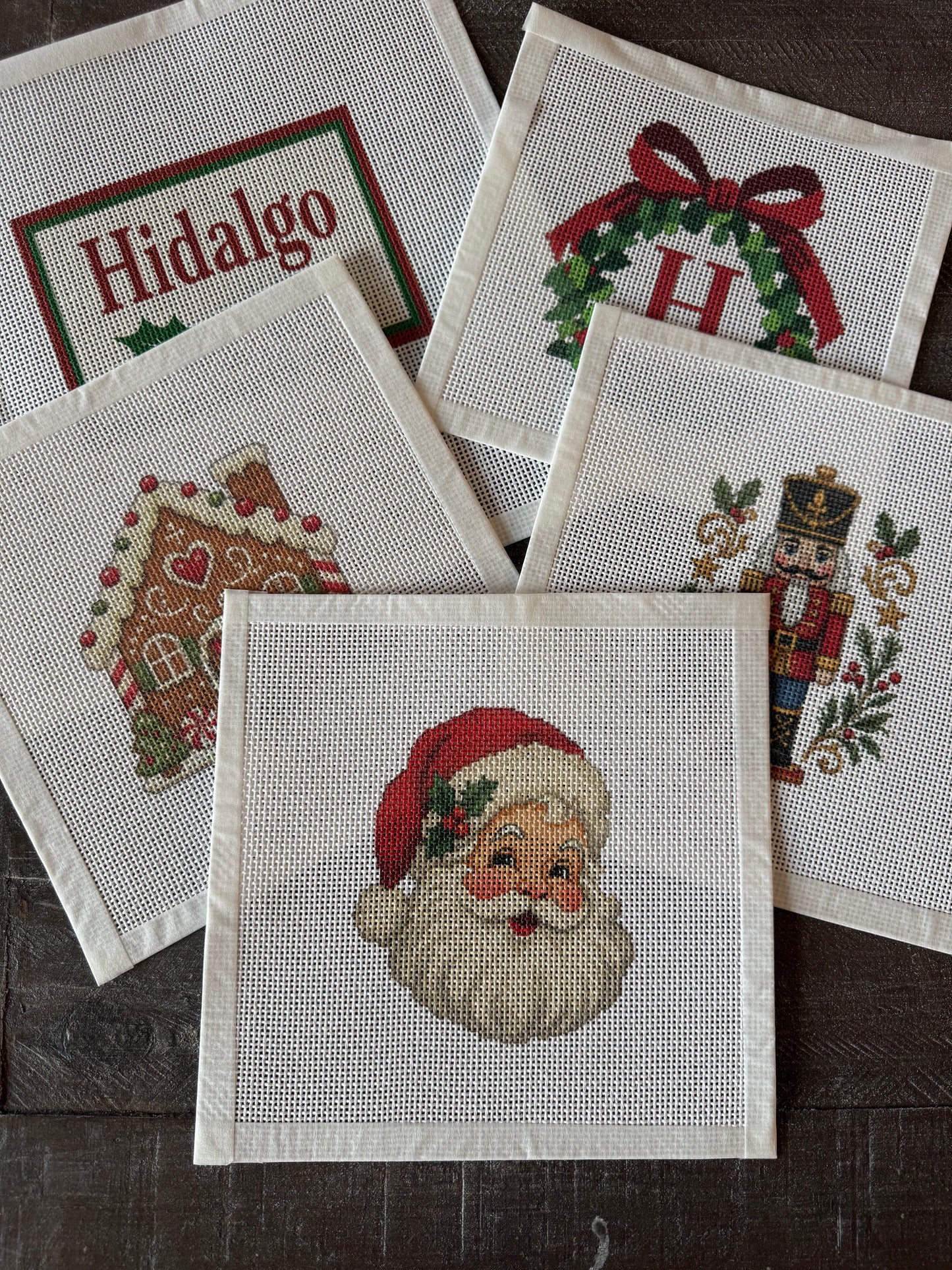 Vintage Gingerbread House Needlepoint - Kit