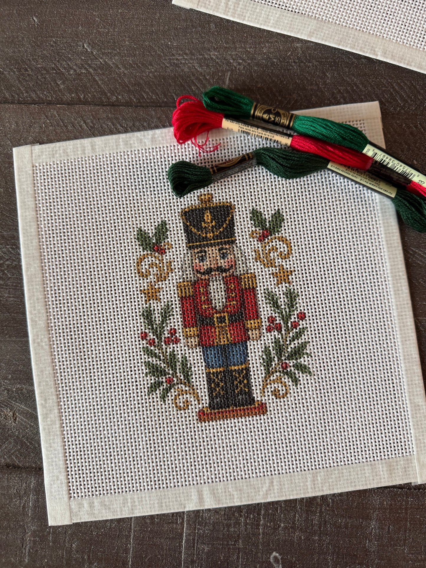 Vintage Nutcracker Needlepoint - Kit