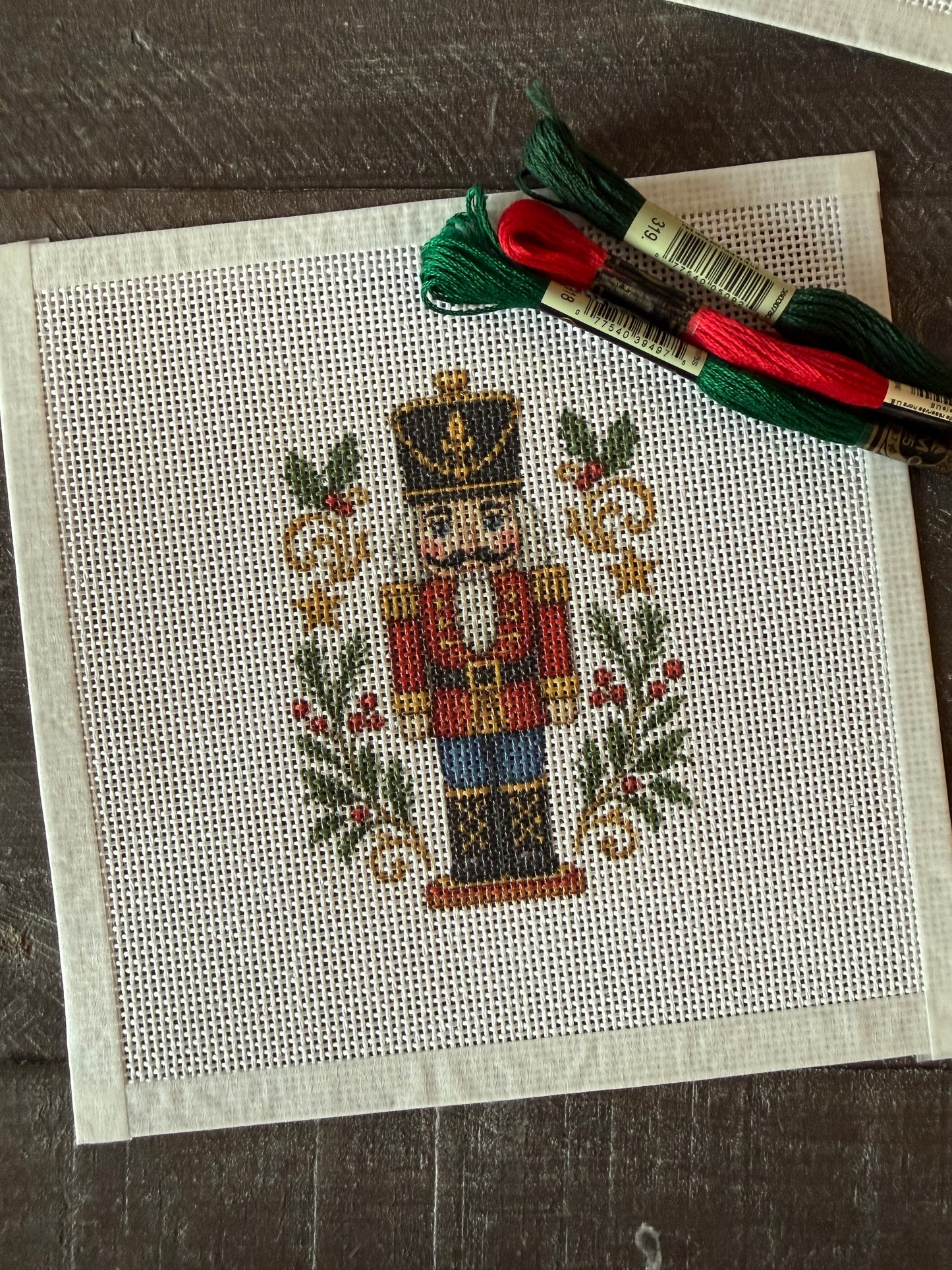 Vintage Nutcracker Needlepoint - Kit