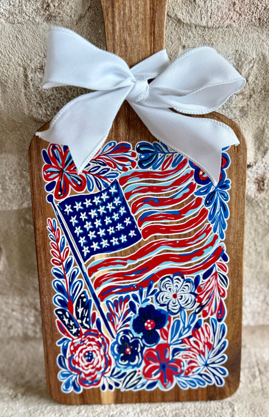Spring board- USA flag