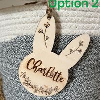 Easter Basket Tag - bunny