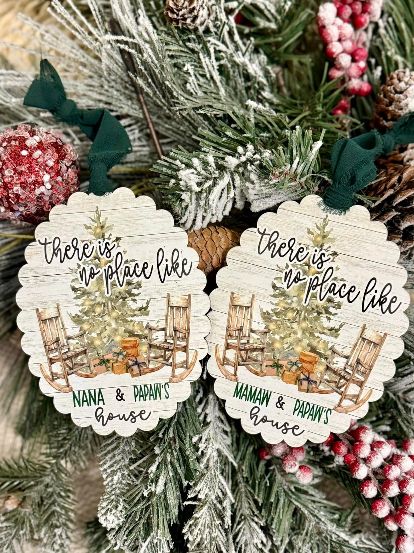 Grandparents Christmas Ornament - UV printed