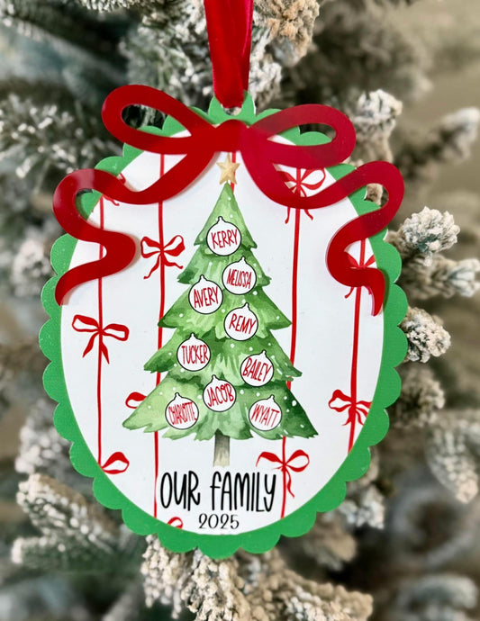 Family Christmas Ornament