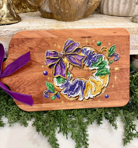 MARDI GRAS BOARDS - KING CAKE