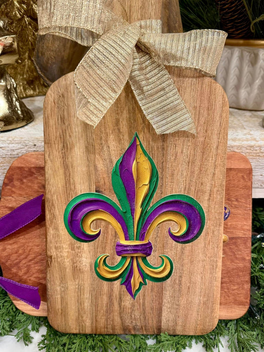MARDI GRAS BOARDS - FLEUR DE LIS