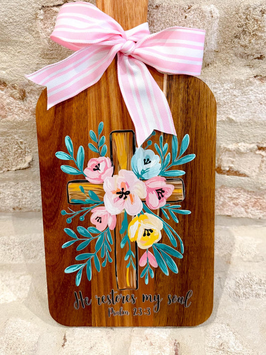 Easter Board - He Restores My Soul