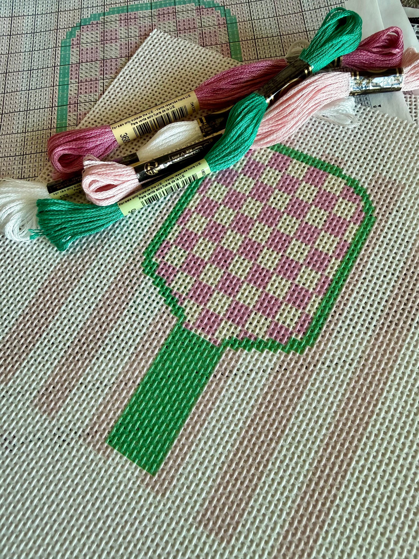 Needlepoint Kit- Pickleball