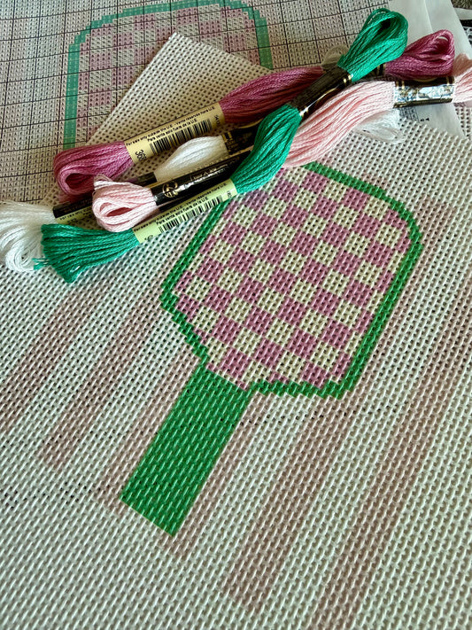 Needlepoint Kit- Pickleball