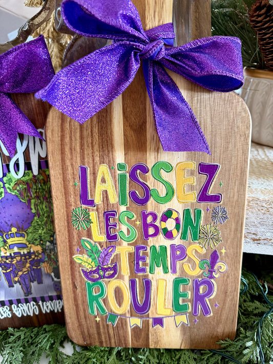 MARDI GRAS BOARDS - LAISSEZ LES BON TEMPS ROULER