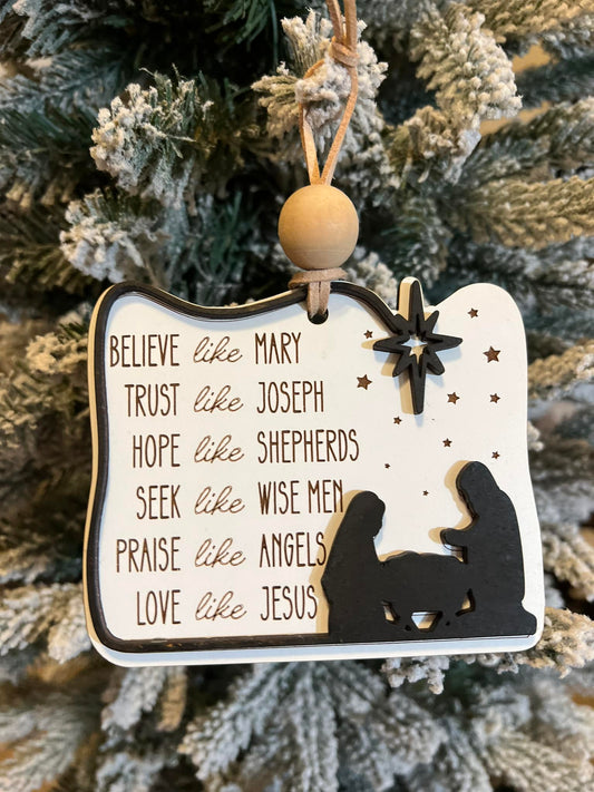 Love Like Jesus Ornament